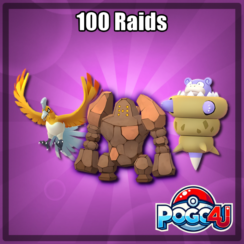 100 Raid Battles Of Your Choice