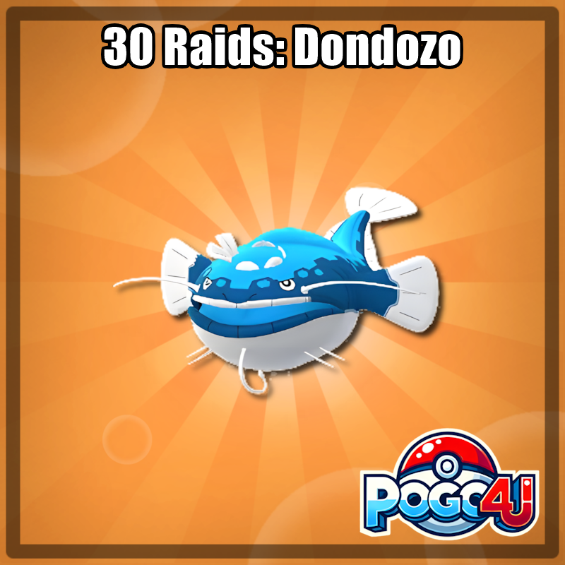 Dondozo - 30 Raids