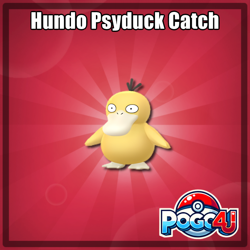 Hundo Psyduck Catch