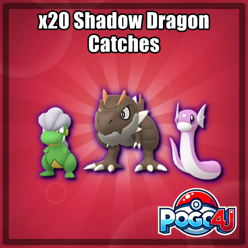 20 x Shadow Dragon Catches