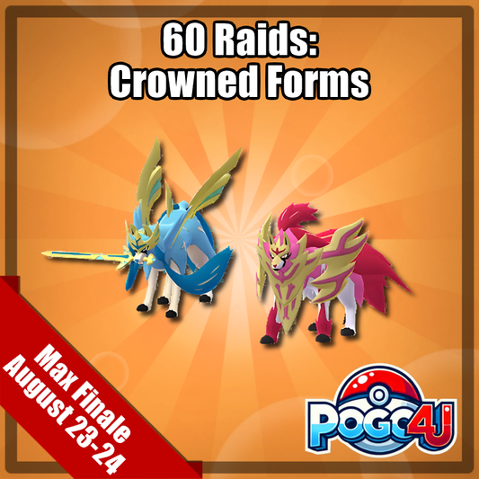 Crowned Zamazenta & Zacian - 60 Raids Of Each - August 23rd-24th