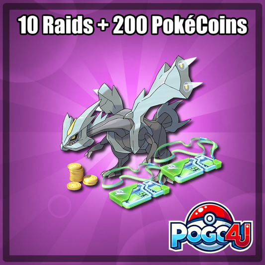 10 Raid Battles & 200 Pokecoins Bundle