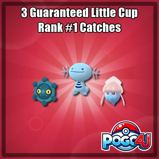 3x Little Cup Rank #1 Catches