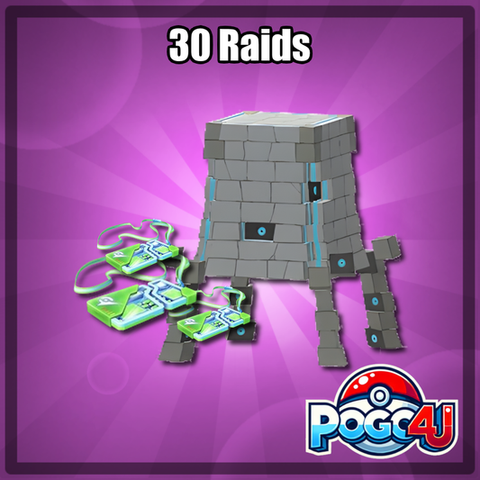30 Raid Battles Bundle Of Your Choice