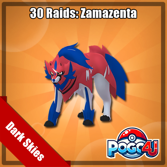 Zamazenta - 30 Raids - August 18th - 22nd