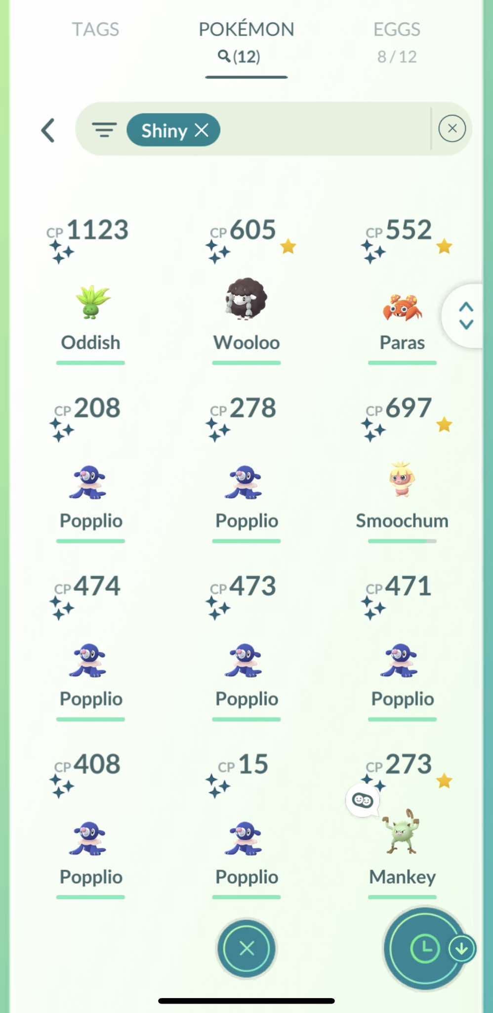 Level 40 Account - Shundo Oddish, Paras & Wooloo