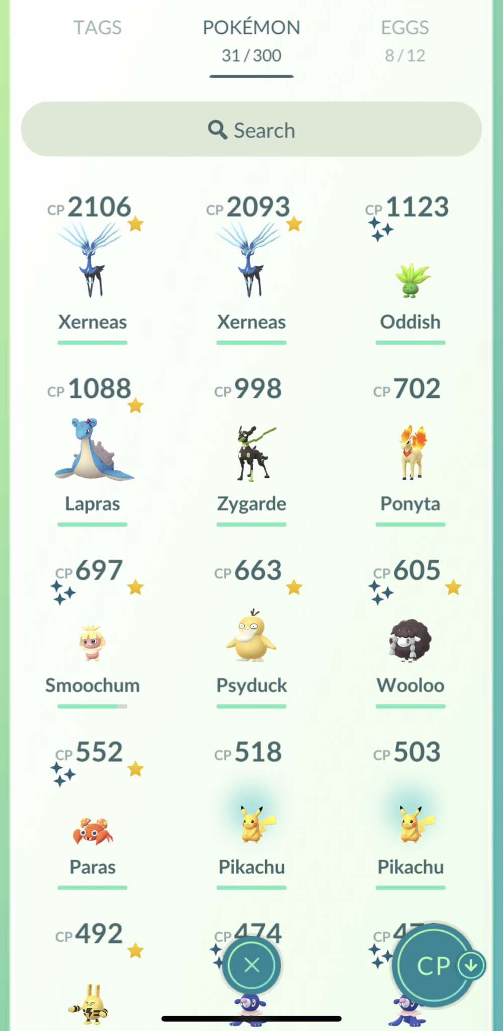 Level 40 Account - Shundo Oddish, Paras & Wooloo