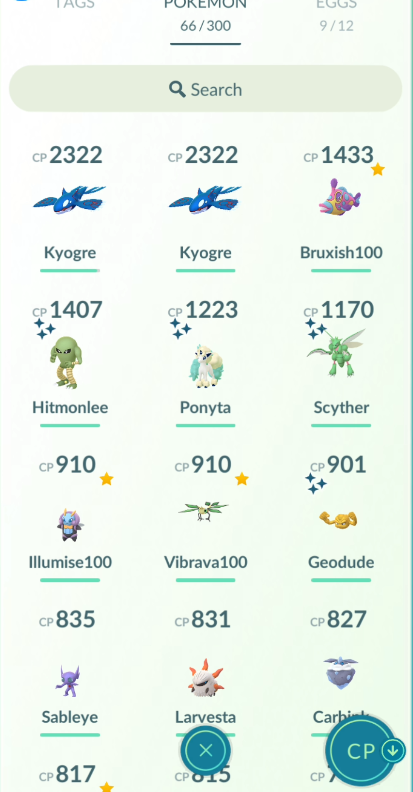 Level 40 Account - Shundo Wooper, Caterpie, and Starly