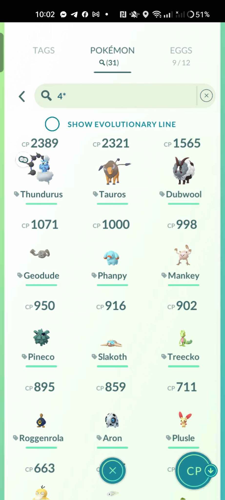 Level 31 Account Hundo Thundurus & Event Slakoth