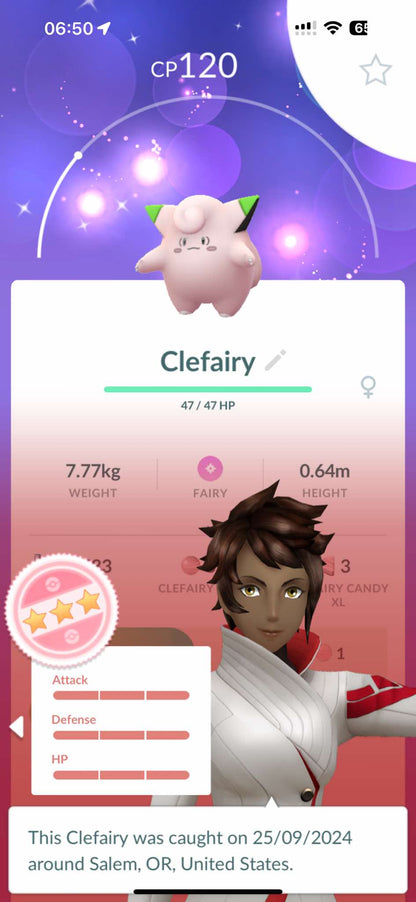 Level 37 Account Featuring Shundo Clefairy