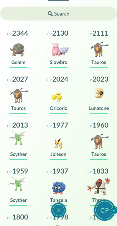 Level 35 Account Hundo Grimer, Eevee, and Shroomish