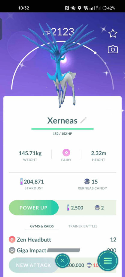 Level 30 Pokémon  Account Hundo & Shiny Xerneas