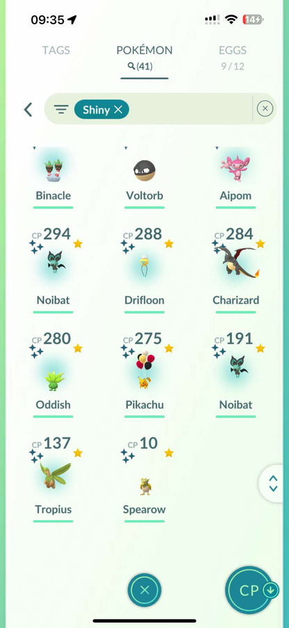 Level 36 Account with 41 Shiny, 17 Hundo, & Exclusive Jakarta Event Pokémon