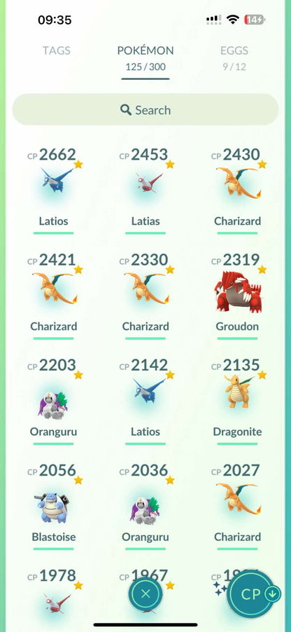 Level 36 Account with 41 Shiny, 17 Hundo, & Exclusive Jakarta Event Pokémon