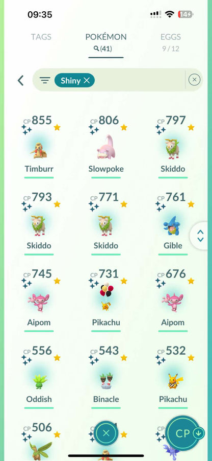 Level 36 Account with 41 Shiny, 17 Hundo, & Exclusive Jakarta Event Pokémon