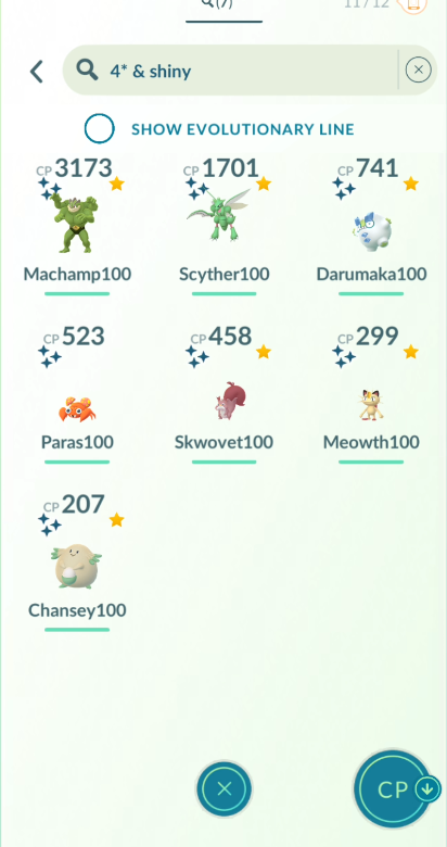 Level 40 Pokémon with Shundo Machamp and 46 Hundos