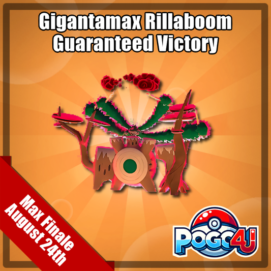 Gigantamax Rillaboom Guaranteed Victory - August 24th