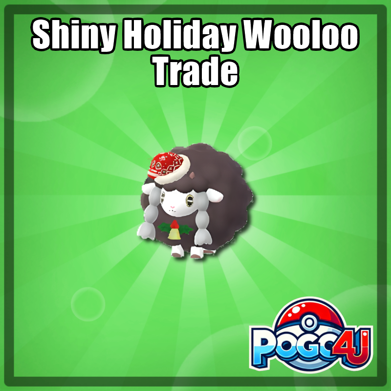 Wooloo Holiday Shiny Trade