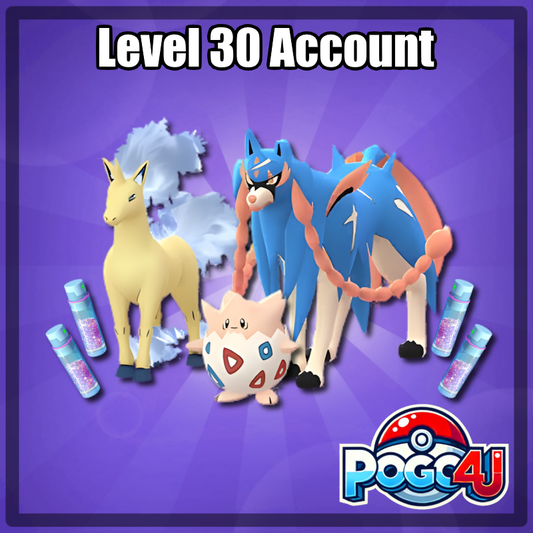 Level 30 Account Featuring Shundo Rapidash & Shadow Raikou