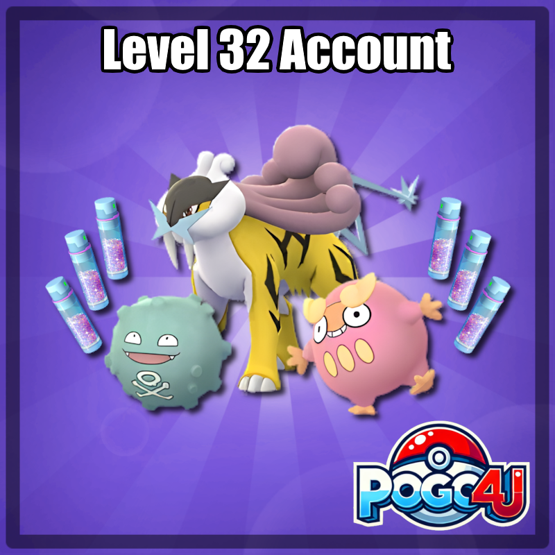 Level 32 Account With Shundo Darumaka & Koffing