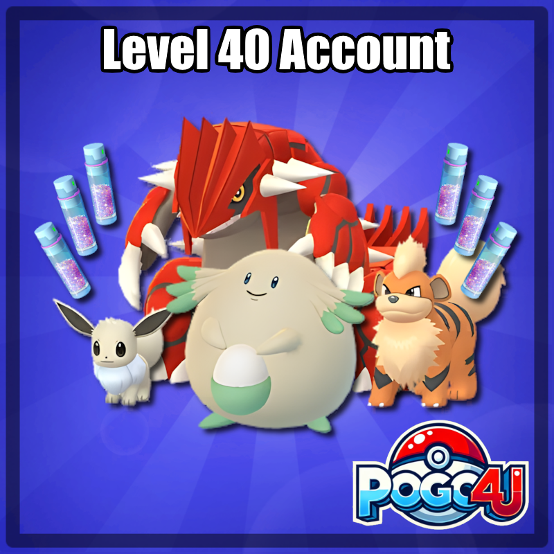 Level 40 Account Featuring Shundo Chansey, Pidgey, and Cottonee