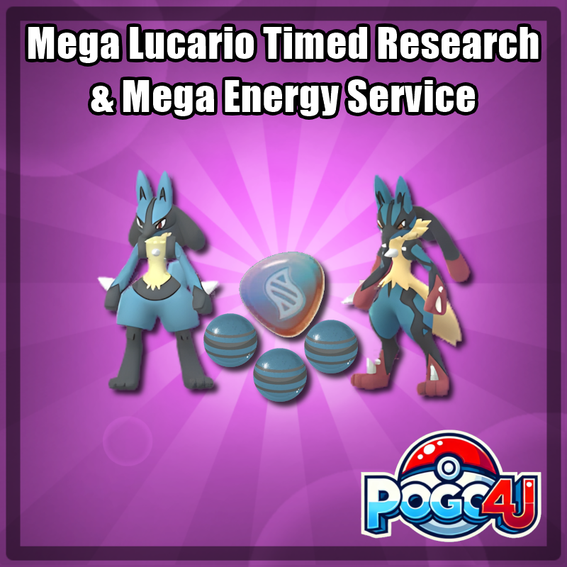 Mega Lucario Research & Mega Energy Bundle