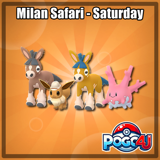 Go Safari - Milan - Saturday 29th March