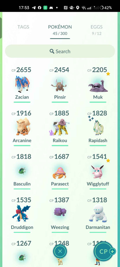 Level 30 Account Featuring Shundo Rapidash & Shadow Raikou