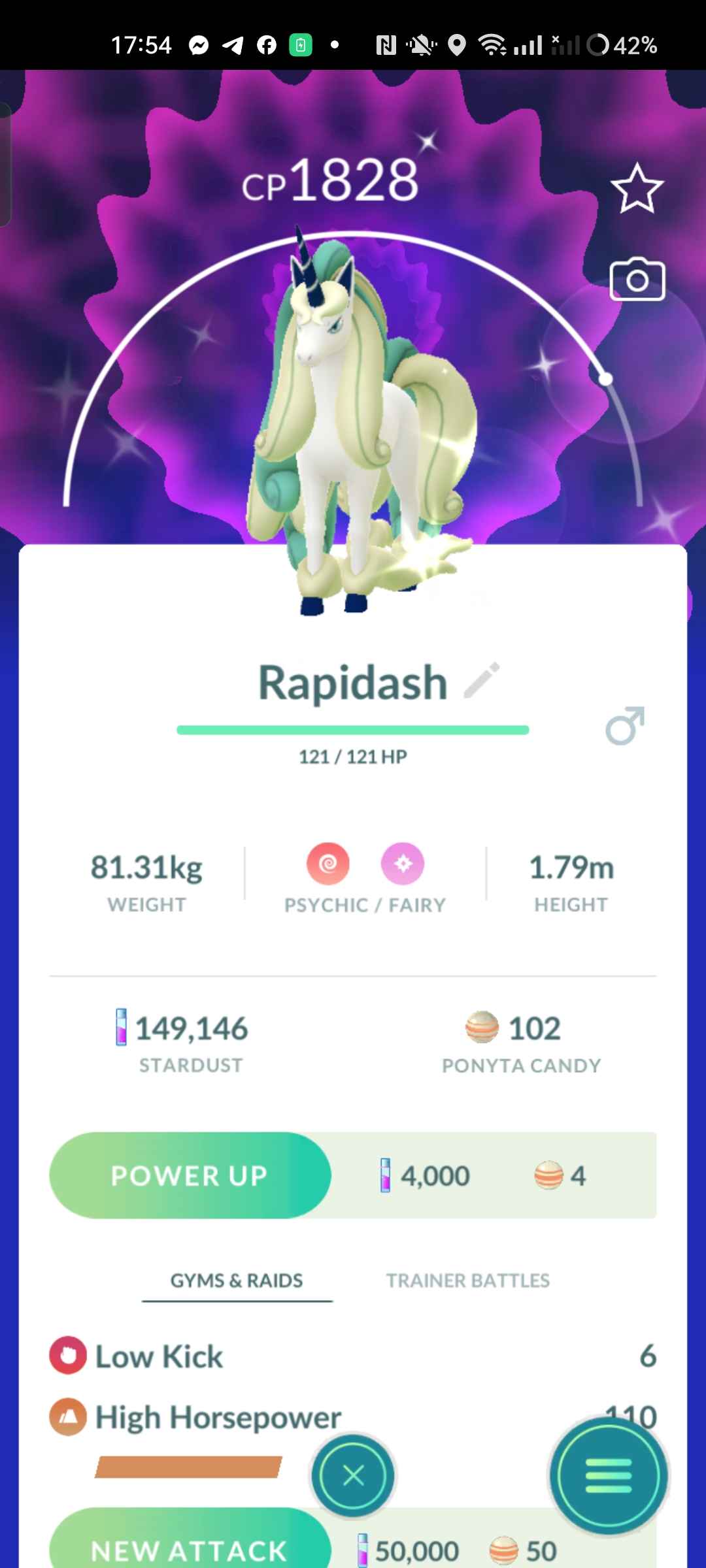 Level 30 Account Featuring Shundo Rapidash & Shadow Raikou