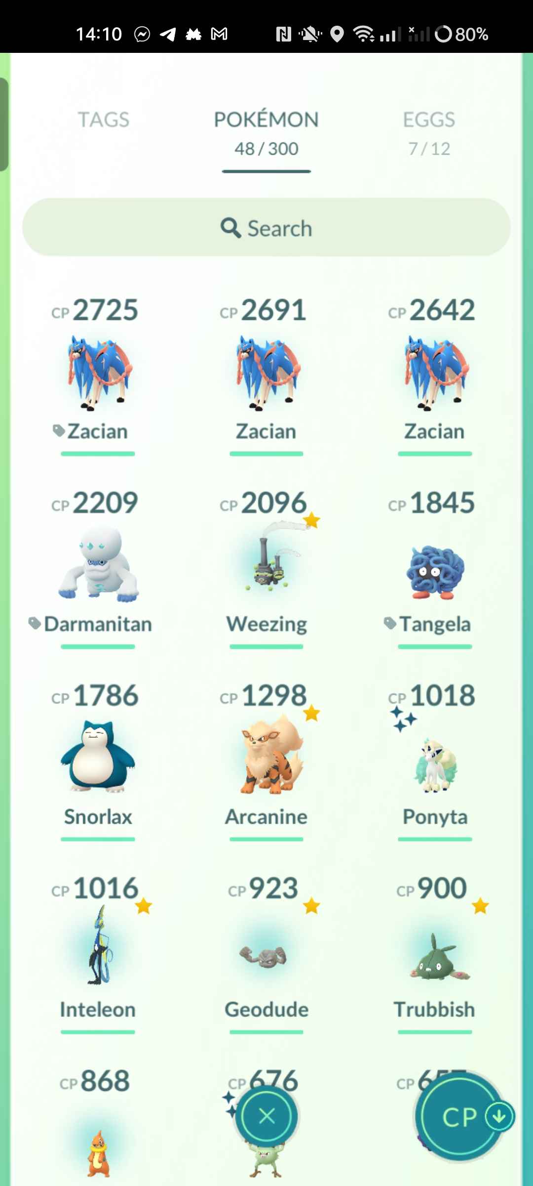 Level 31 Account With Shundo Skwovet and Ponyta