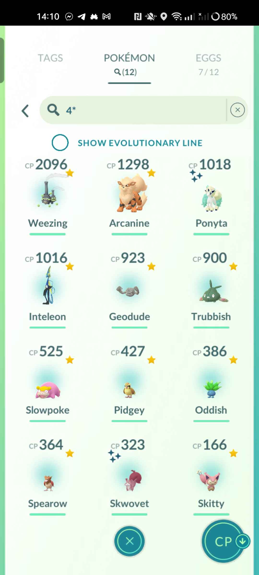 Level 31 Account With Shundo Skwovet and Ponyta