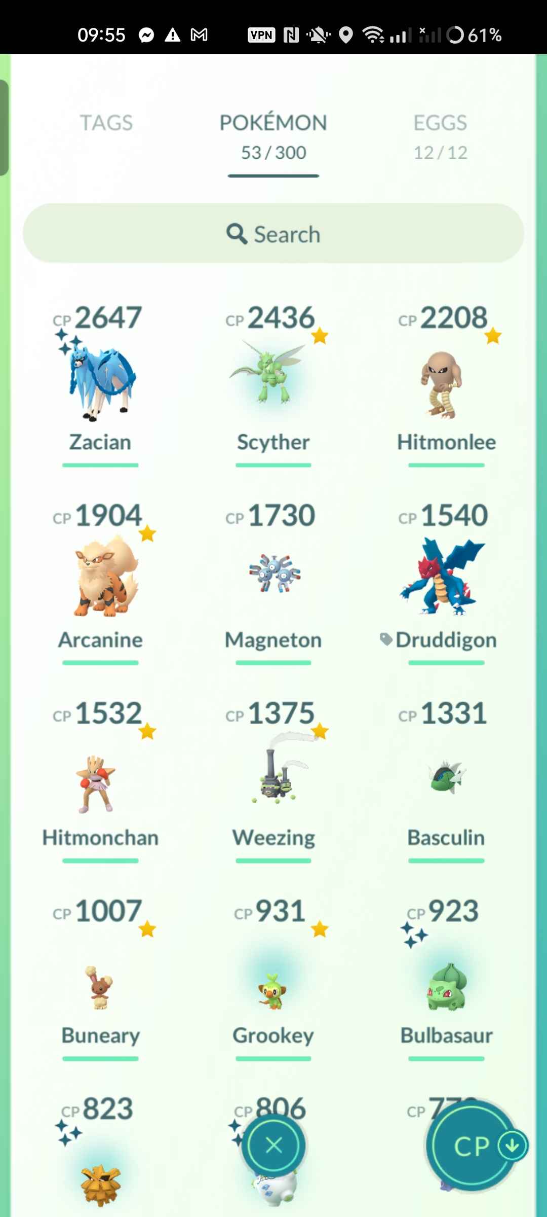 Level 32 Account - Shiny Zacian, 4 Shundos & 24 Hundos