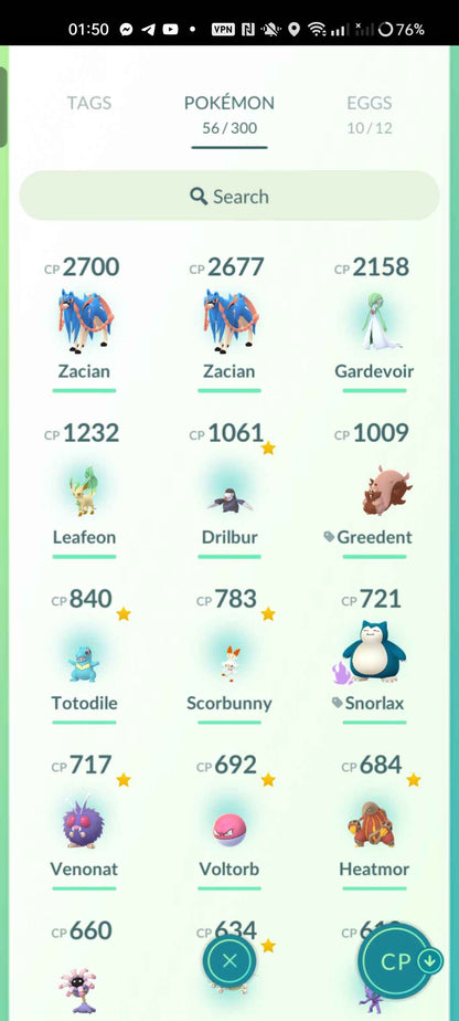 Level 32 Account Featuring Shundo Pineco and Darumaka