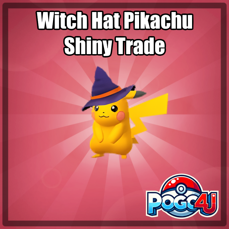 Pikachu Witch Hat Shiny Trade