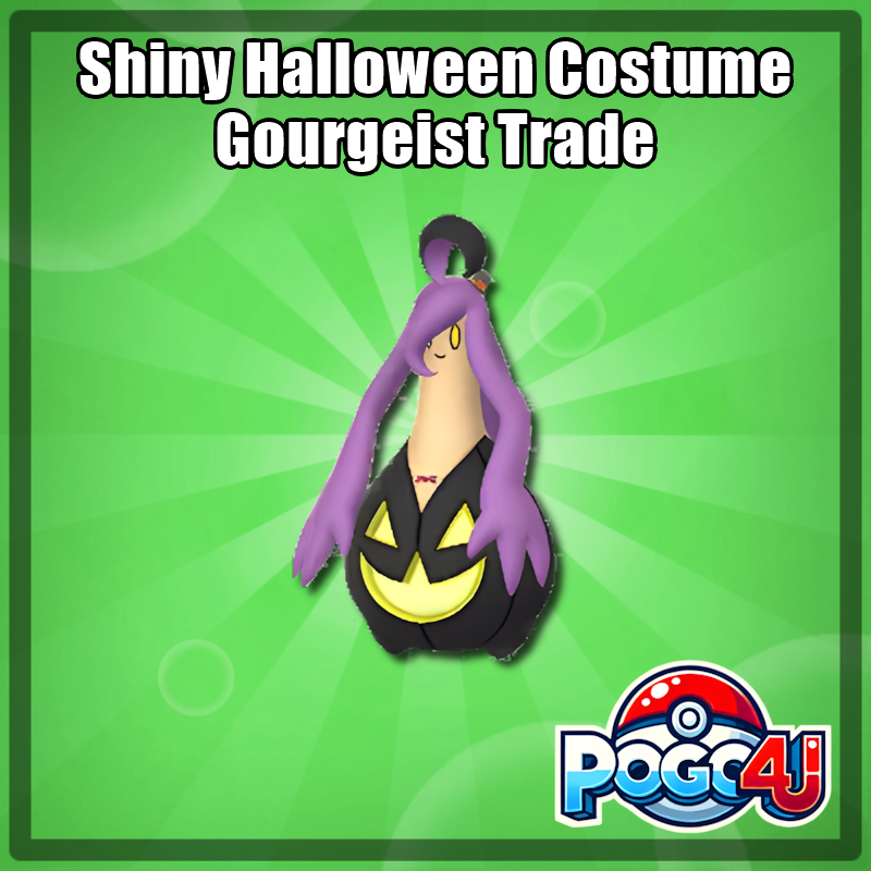Shiny Halloween Costume Gourgeist Trade