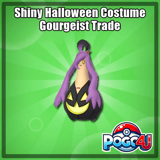 Shiny Halloween Costume Gourgeist Trade