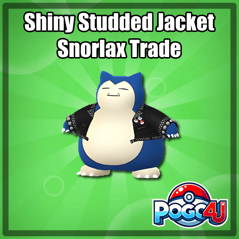 Snorlax Studded Jacket Shiny Trade