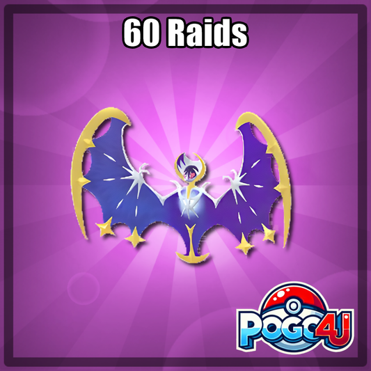 60 Raid Battles Of Your Choice