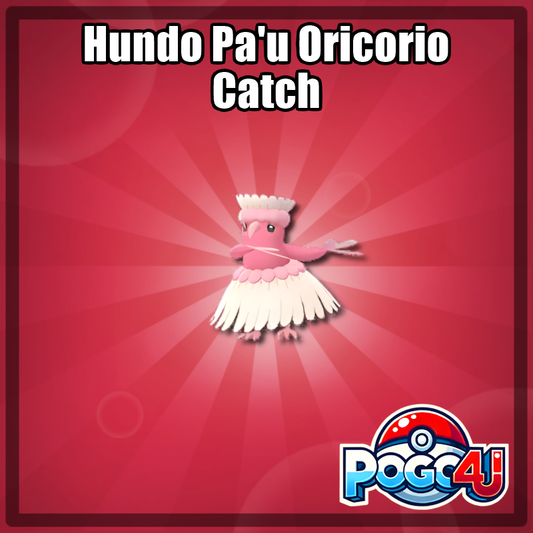 Hundo Pa'u Oricorio Catch