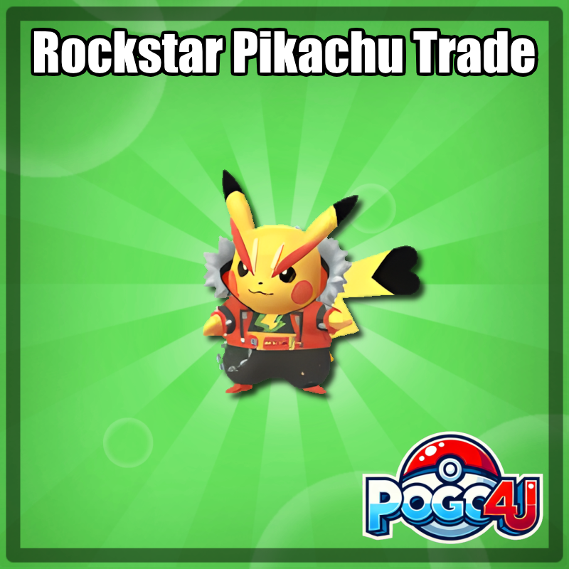 Pikachu Rockstar Trade