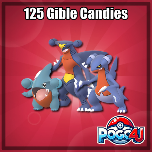 125 x Gible Candies