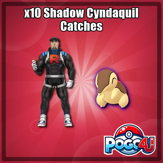 10 x Shadow Cyndaquil Catches