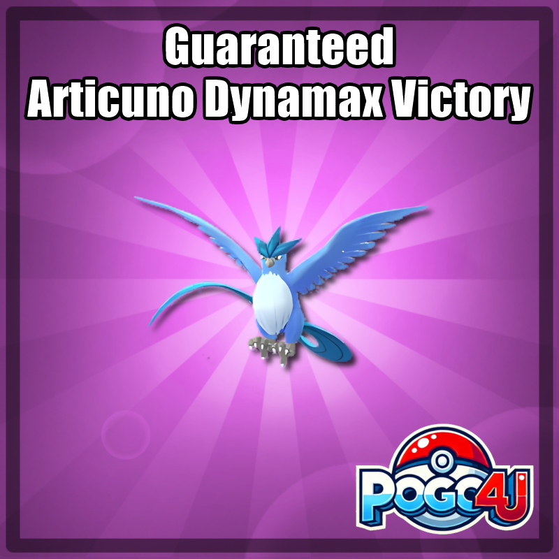 Guaranteed Articuno Dynamax Battle Victory x5